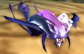 Nether Ray Fry – Companion Vanity Pets in World of Warcraft Cataclysm A close up of a flower