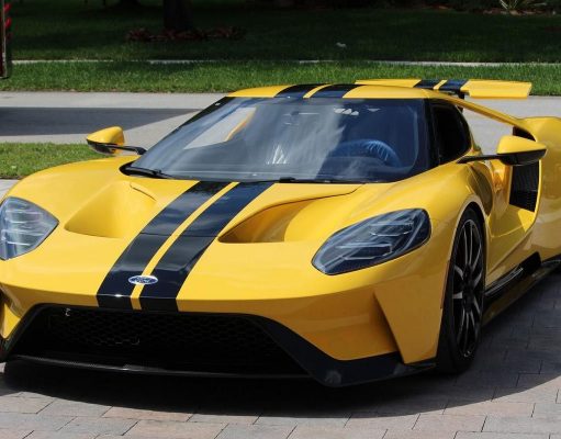 Sports Car Hire A car parked on the side of a road